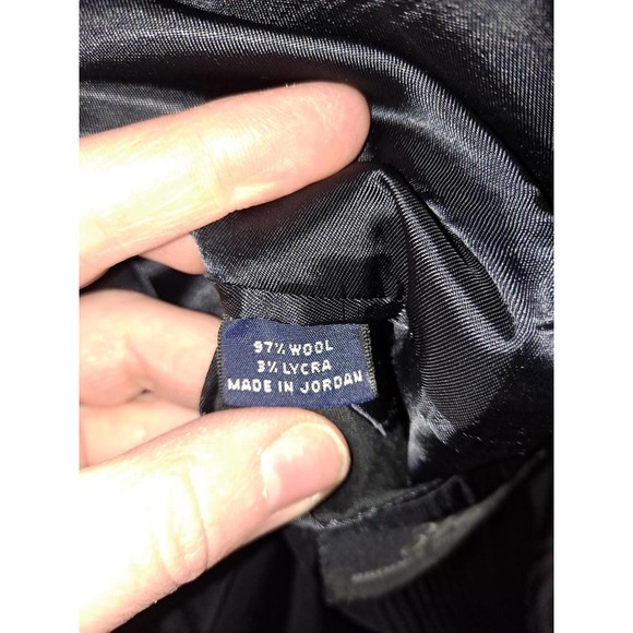 Brooks Brothers 346 Stretch Blazer Wool Blend‎ Navy 2 Button Size 48M - Picture 6 of 8